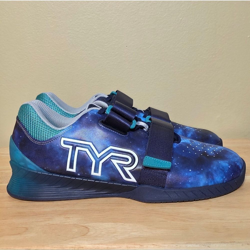 TYR L-1 Lifter Weightlifting Shoes Cosmic Navy Blue Men's Size 10 Women's 11.5